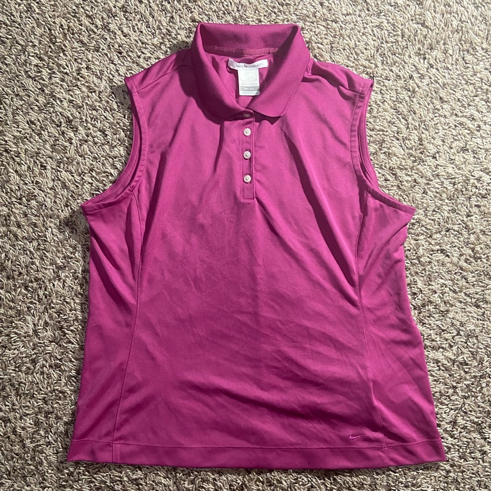 Pink Nike Golf Top